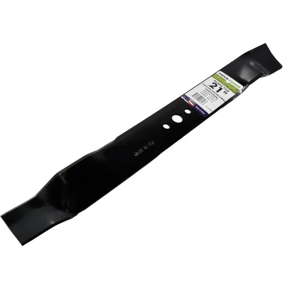 MaxPower 331737B Mulching Blade for 21 in. Cut Craftsman, Husqvarna & Poulan Mowers – Replaces OEM 532159267, 532165833, 532175064 and More, photo 3 of 8