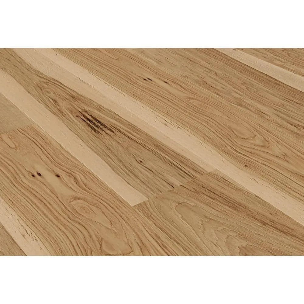 ASPEN FLOORING Meadow Hickory 9/16 in T x 8.66 in. W Tongue and Groove Wire Brushed Engineered Hardwood Flooring (31.25 sqft/case), photo 8 of 13
