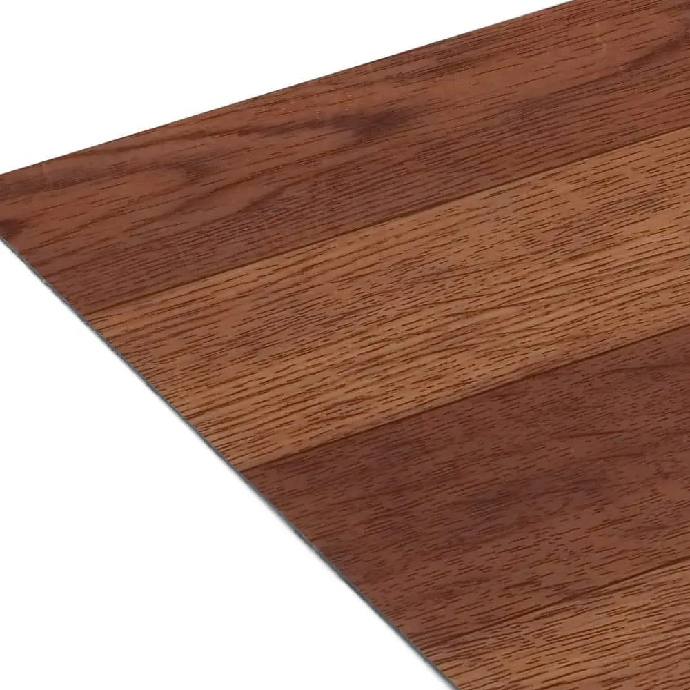ACHIM Sterling Medium Oak Plank 12 in. x 12 in. Peel and Stick Vinyl Tile (45 sq. ft. / case), photo 4 of 8