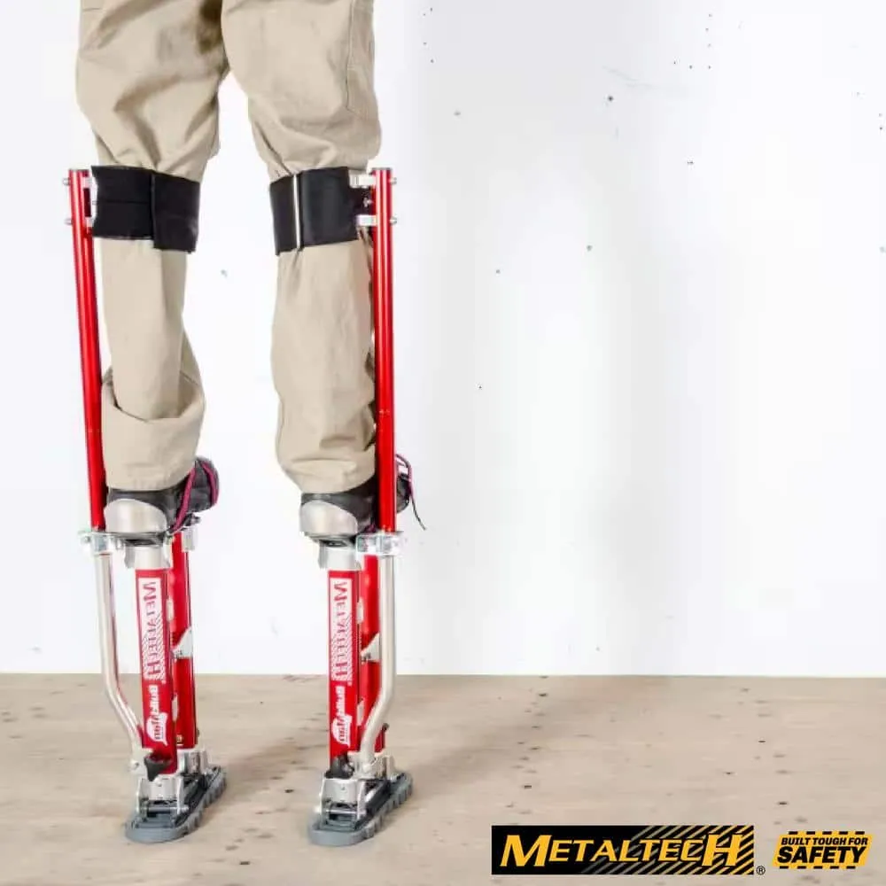MetalTech BuildMan Grade 24-in. to 40-in. Drywall Stilts, Aluminum Stilts for Adults, Drywall Tools for Home Improvement, photo 10 of 10
