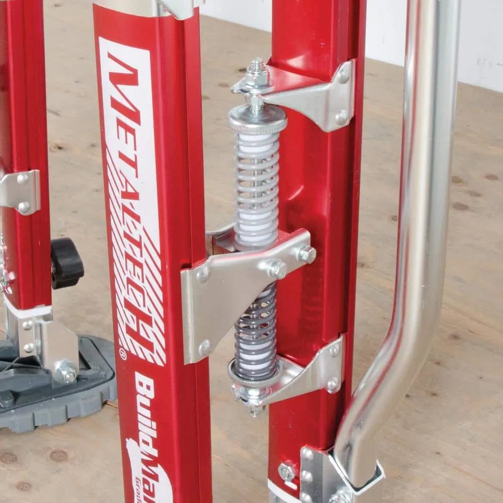 MetalTech BuildMan Grade 24-in. to 40-in. Drywall Stilts, Aluminum Stilts for Adults, Drywall Tools for Home Improvement, photo 9 of 10