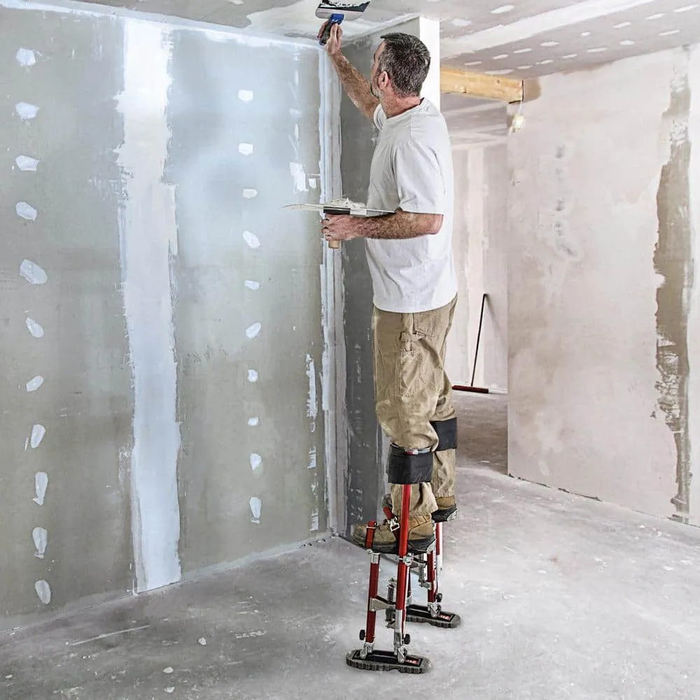 MetalTech BuildMan Grade 24-in. to 40-in. Drywall Stilts, Aluminum Stilts for Adults, Drywall Tools for Home Improvement, photo 6 of 10