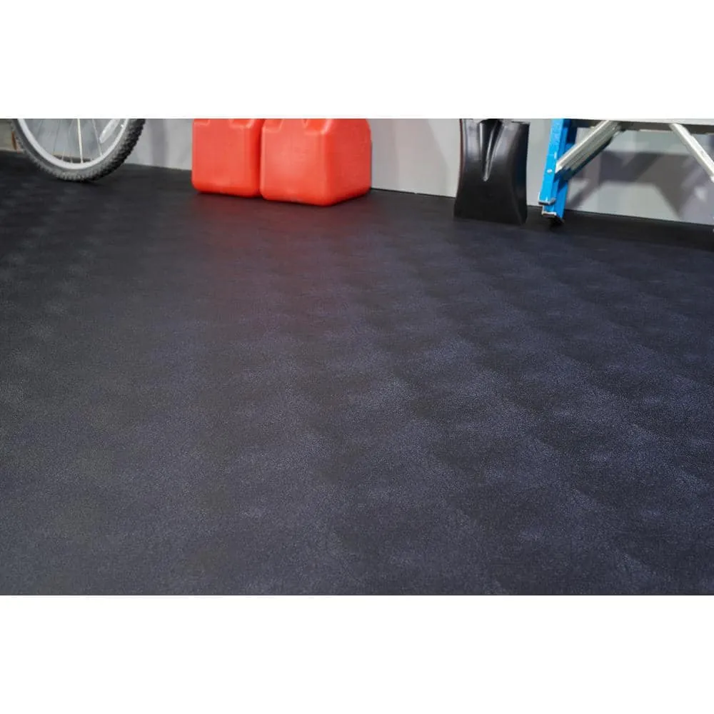 G-Floor Levant 10 ft. x 24 ft. Midnight Black Vinyl Universal Flooring, photo 5 of 8