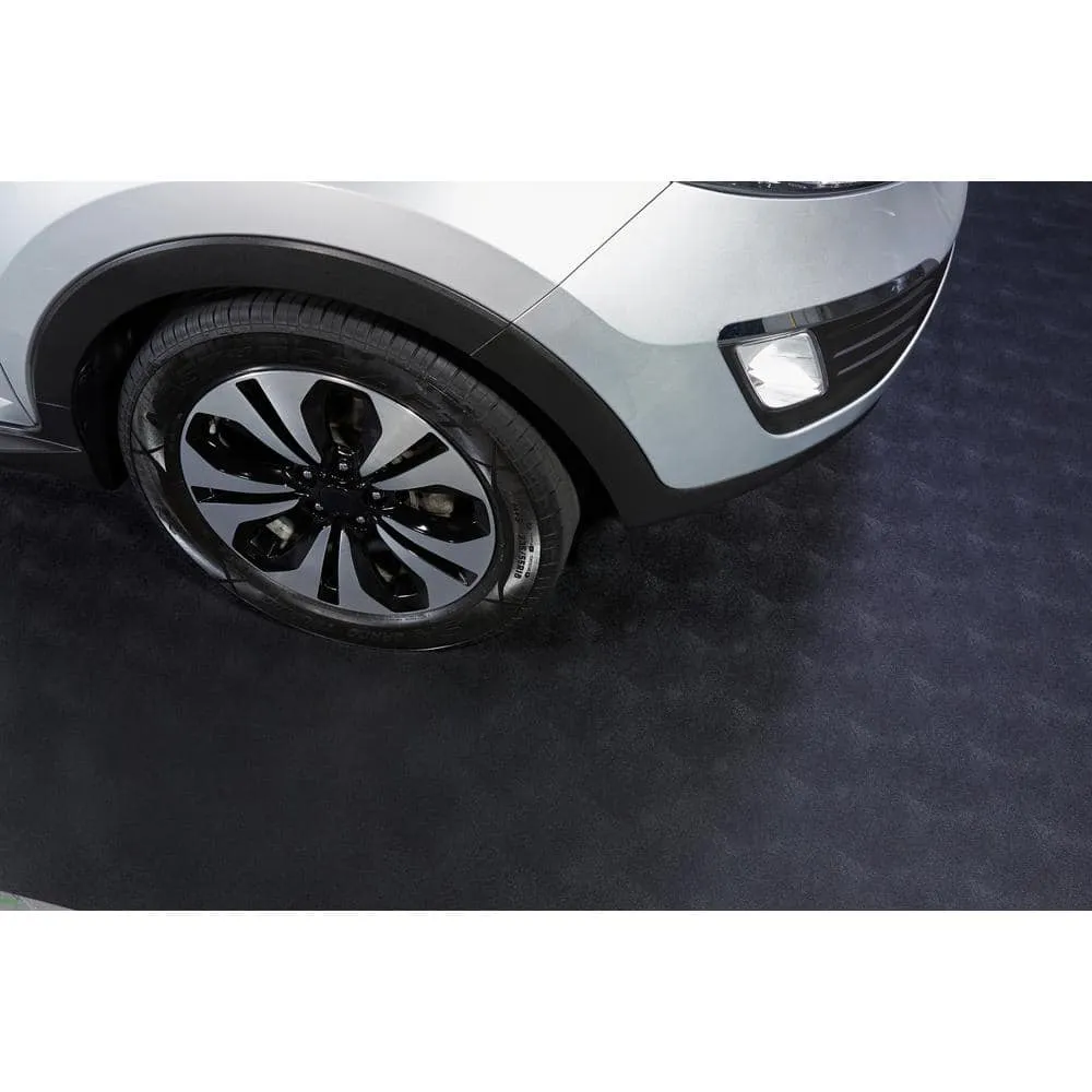 G-Floor Levant 7.5 ft. x 17 ft. Midnight Black Vinyl Universal Flooring, photo 4 of 8