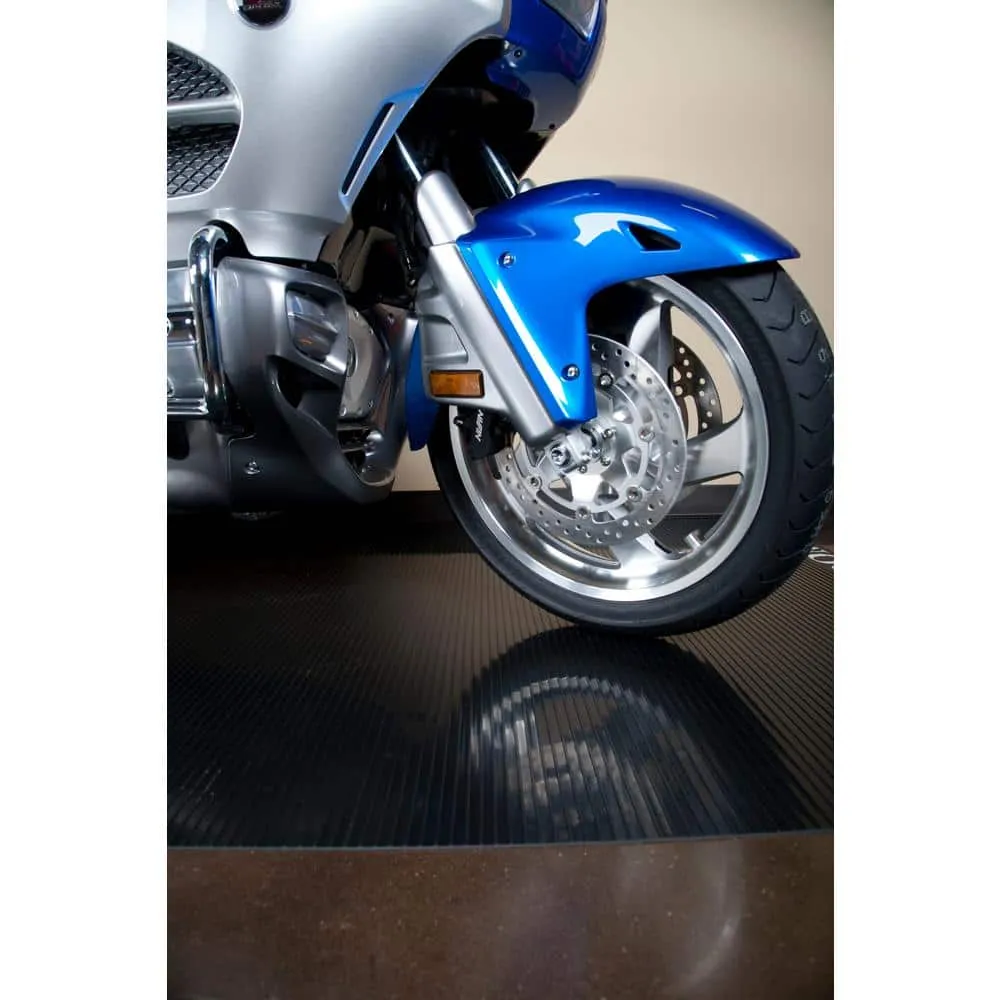 G-Floor Rib 5 ft. x 10 ft. Midnight Black Vinyl Garage Flooring Cover and Protector, photo 6 of 8
