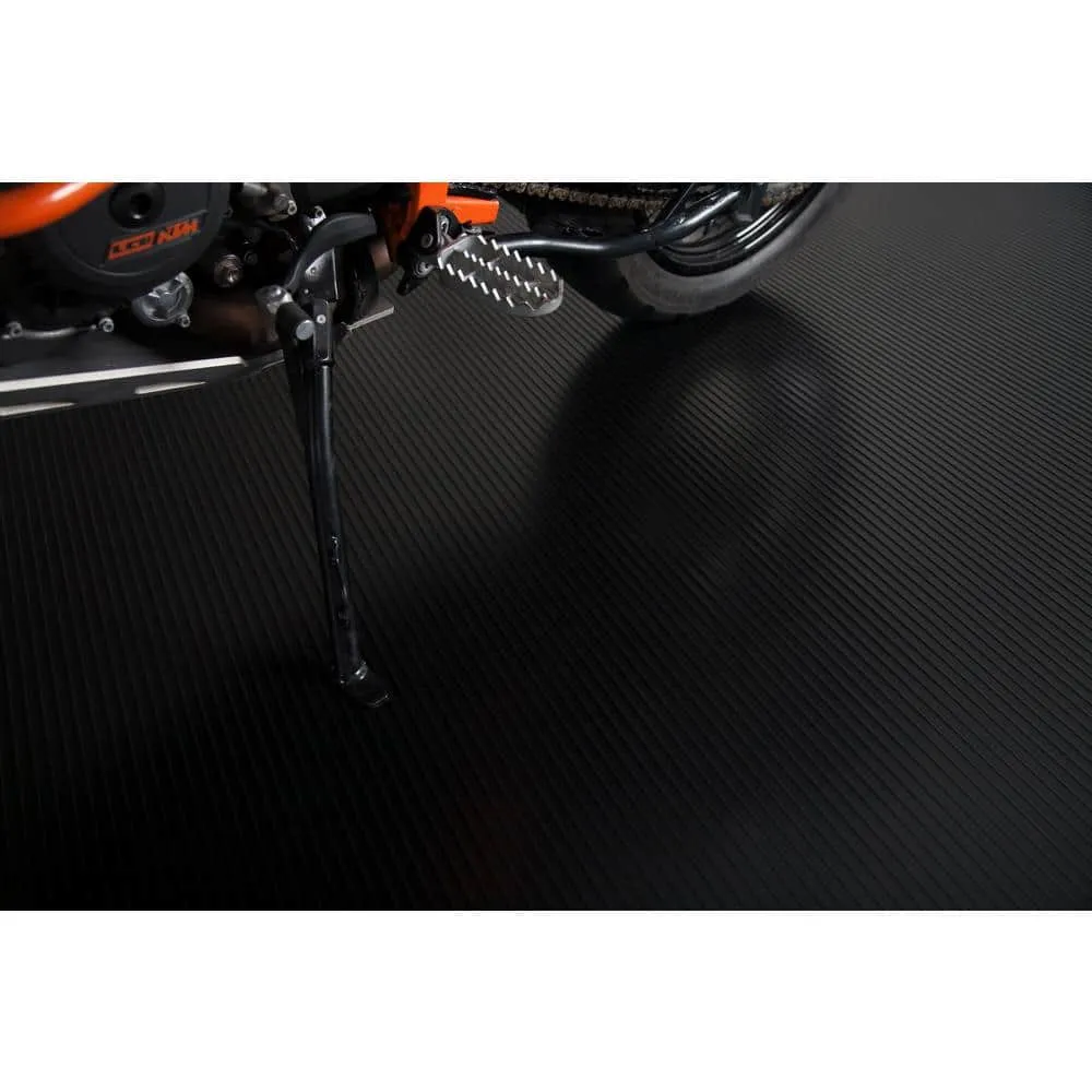 G-Floor Rib 7.5 ft x 17 ft Midnight Black Vinyl Garage Flooring Cover and Protector, photo 8 of 8