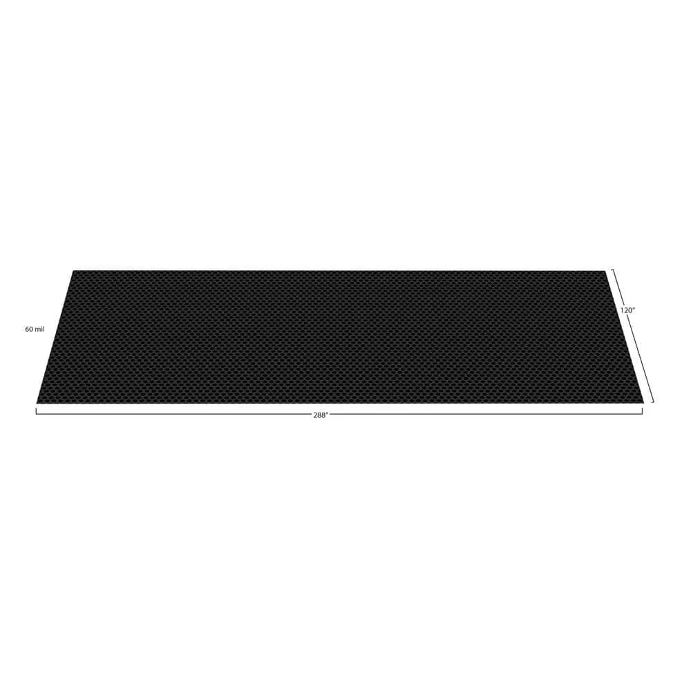 G-Floor Small Coin 10 ft. x 24 ft. Midnight Black Commercial Grade Vinyl Garage Flooring Cover and Protector, photo 2 of 8
