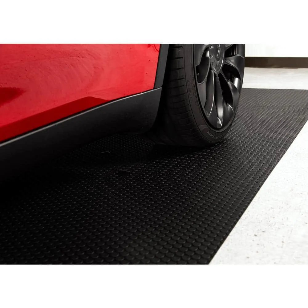 G-Floor Small Coin 10 ft. x 24 ft. Midnight Black Commercial Grade Vinyl Garage Flooring Cover and Protector, photo 6 of 8