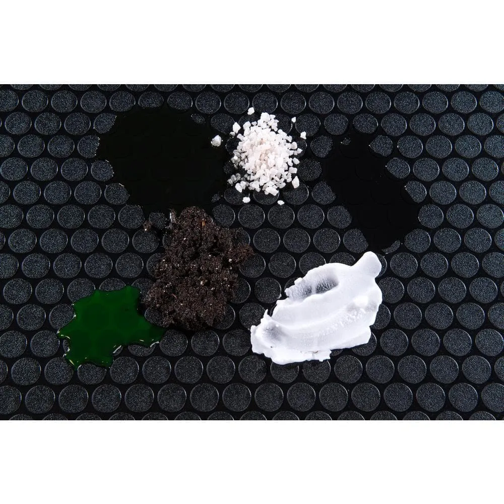 G-Floor Small Coin 5 ft. x 10 ft. Midnight Black Commercial Grade Vinyl Garage Flooring Cover and Protector, photo 8 of 8
