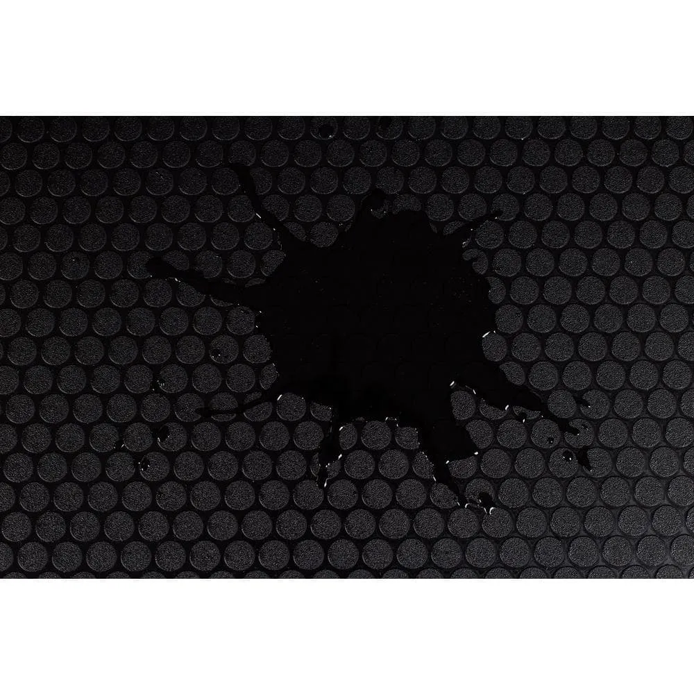 G-Floor Small Coin 5 ft. x 10 ft. Midnight Black Commercial Grade Vinyl Garage Flooring Cover and Protector, photo 7 of 8