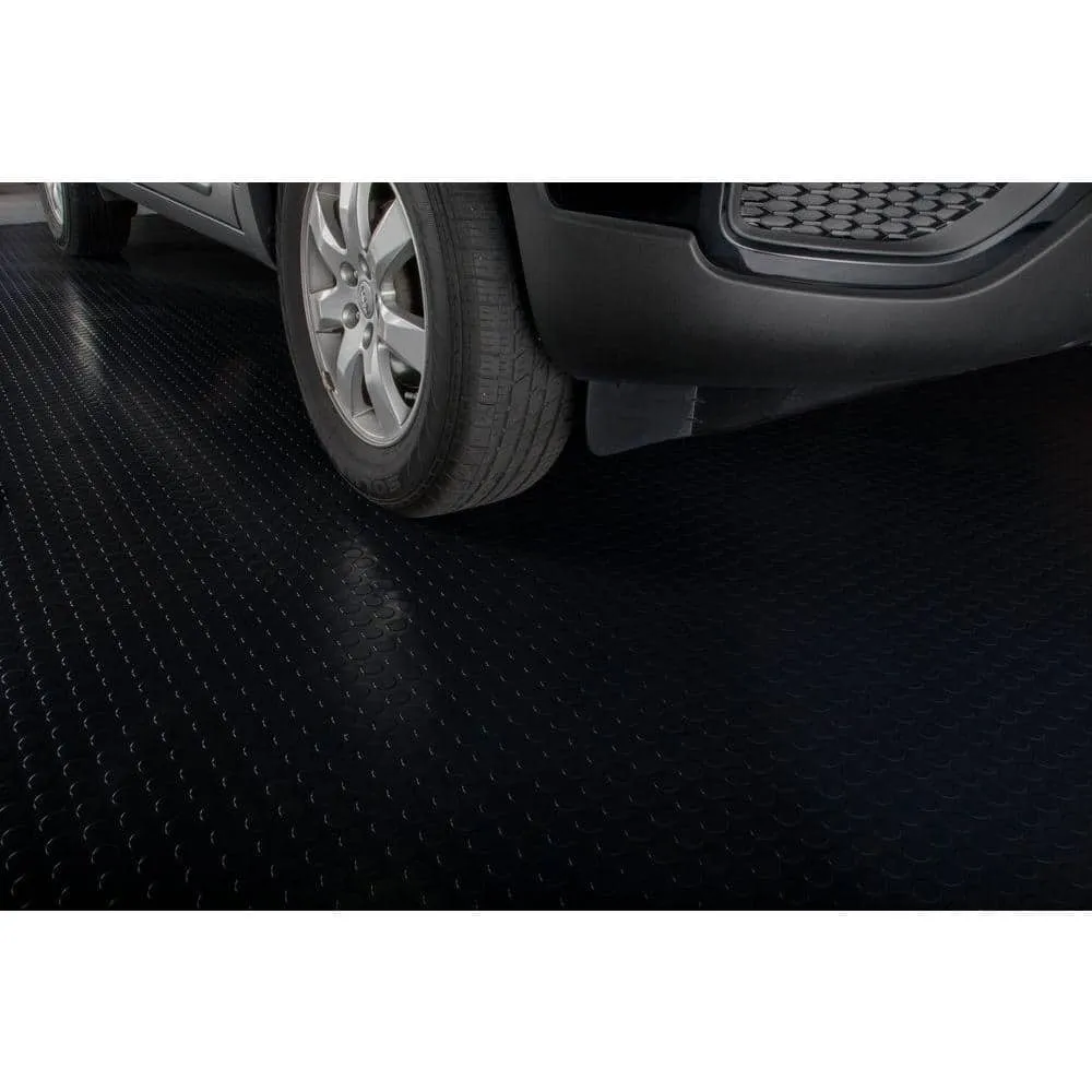 G-Floor Coin 10 ft. x 24 ft. Midnight Black Commercial Grade Vinyl Garage Flooring Cover and Protector, photo 5 of 8