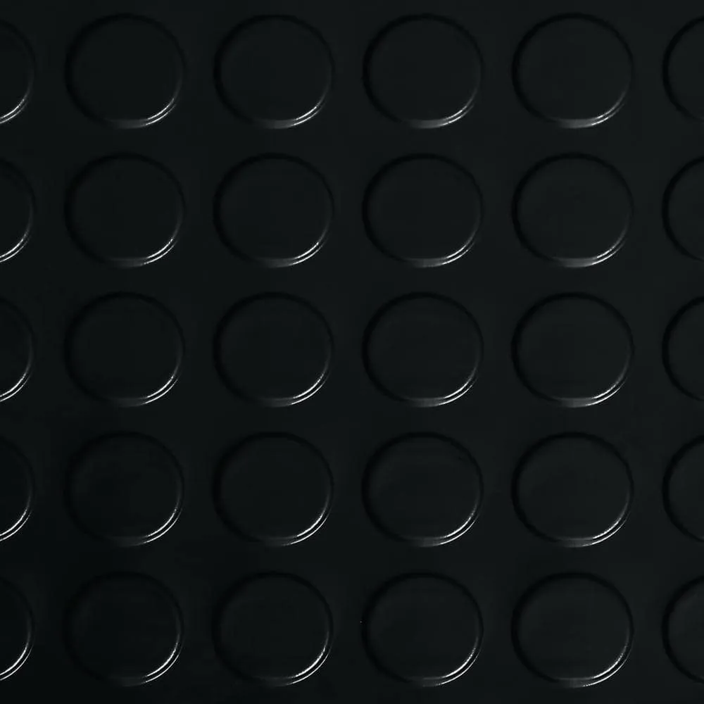 G-Floor Coin 7.5 ft. x 17 ft. Midnight Black Commercial Grade Vinyl Garage Flooring Cover and Protector, photo 2 of 8