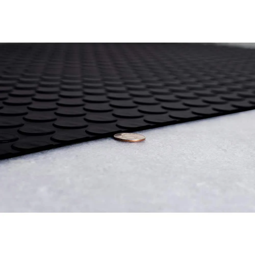 G-Floor Coin 7.5 ft. x 17 ft. Midnight Black Commercial Grade Vinyl Garage Flooring Cover and Protector, photo 5 of 8