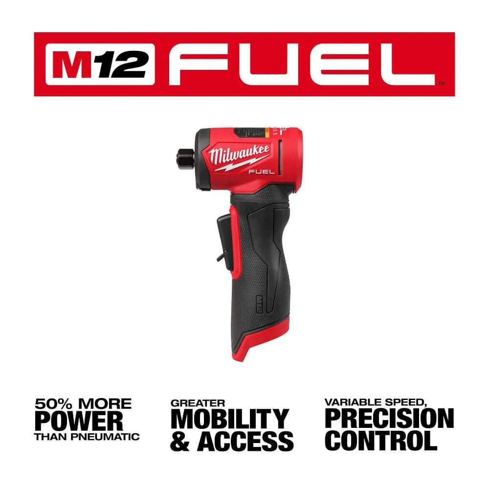 Milwaukee M12 FUEL 12V Brushless Cordless 1/4 in. Right Angle Die Grinder (Tool-Only), photo 2 of 2