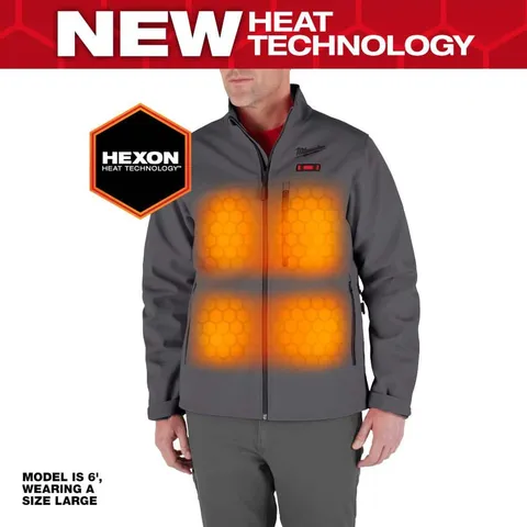 Men’s 3X-Large M12 12V Lithium-Ion TOUGHSHELL Blue Heated Jacket Kit with