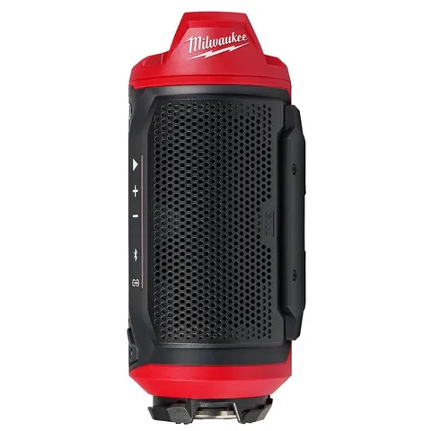 M12 12-Volt Lithium-Ion Cordless Bluetooth Jobsite Speaker with PACKOUT Compatibility