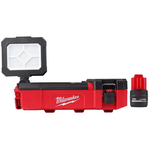 M12 PACKOUT Cordless Flood Light with USB & CP2.5 Battery