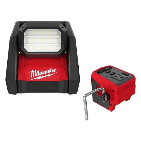 M18 GEN-2 ROVER 4,000-Lumen LED Flood Light + M18 Compact Inverter