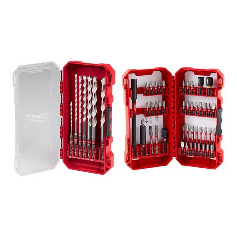 SHOCKWAVE Carbide Multi‑Material Drill Bit & Impact Duty Driver Bit Set
