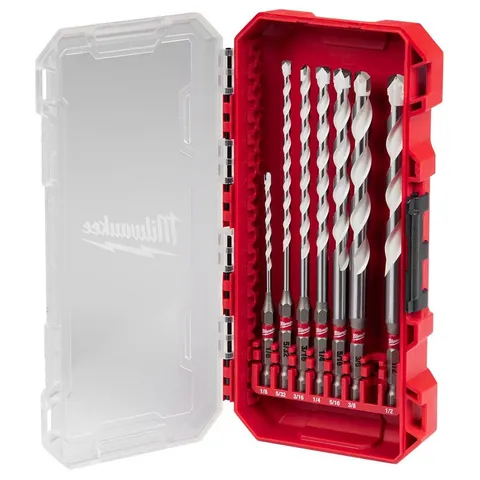 SHOCKWAVE Carbide Multi‑Material Drill Percussion Bit Set