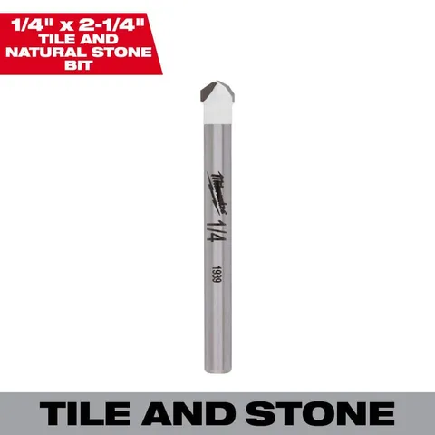 1/4 in. carbide tile & natural stone drill bit