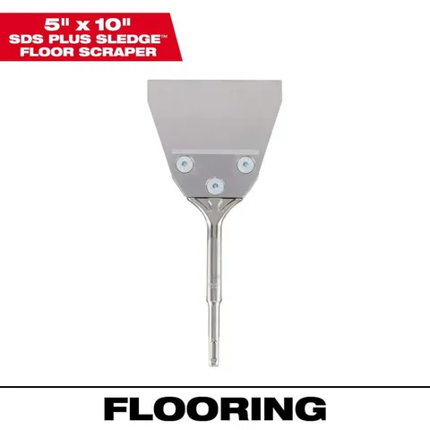 4 × 10 in SDS‑PLUS Hammer Steel Floor Scraper Chisel (48-62-6046)