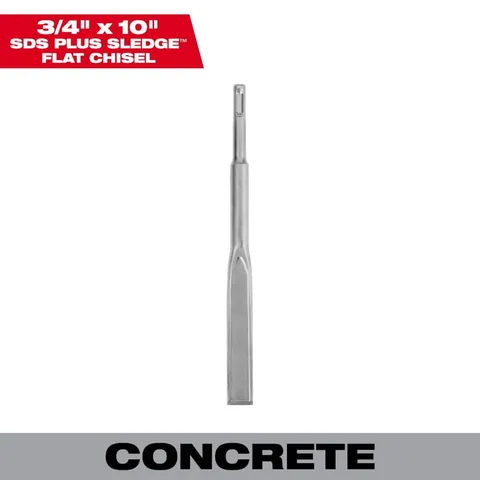 3/4 × 10 in SDS-Plus SLEDGE Steel Flat Chisel