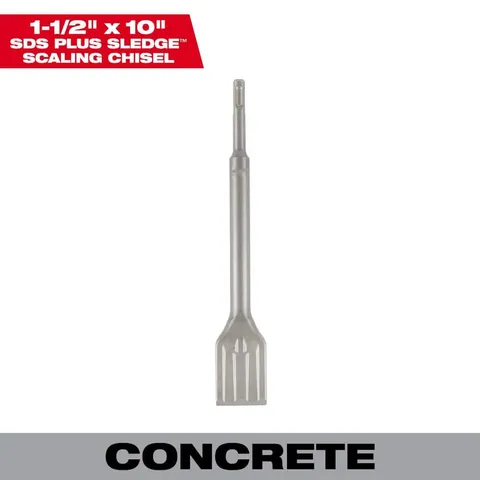 1-1/2 × 10 in SDS-Plus SLEDGE Steel Scaling Chisel