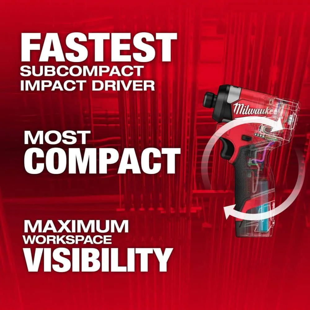 Milwaukee M12 FUEL 12-Volt Lithium-Ion Brushless Cordless 1/2 in. Drill Driver Kit with M12 Rotary Tool, photo 2 of 2