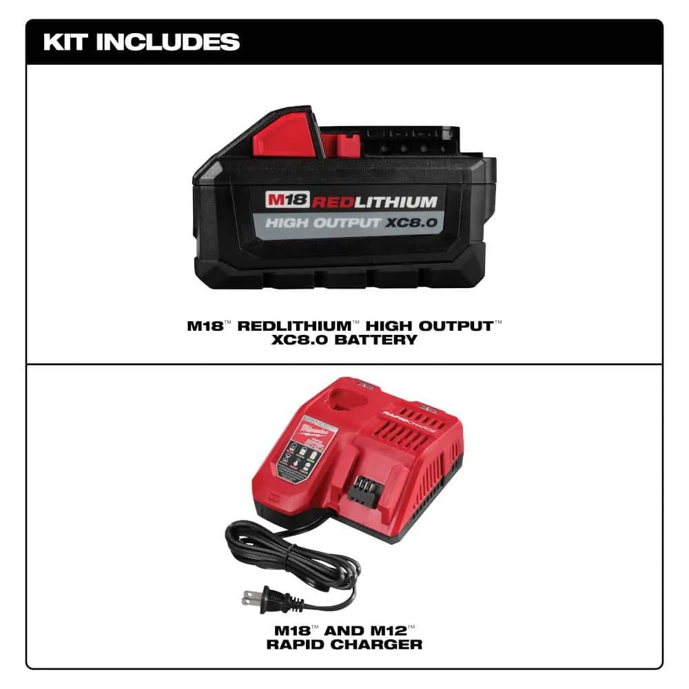 Milwaukee M18 FUEL 18V Lithium-Ion Brushless Cordless Super SAWZALL w/1 in. SDS Plus Rotary Hammer & 8.0ah Starter Kit, photo 2 of 2