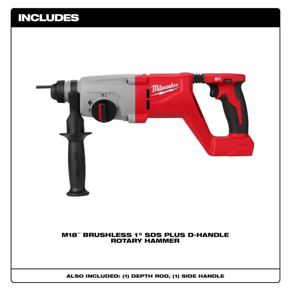 Milwaukee 1-3/4 in. SDS‑MAX Rotary Hammer, 15 Amp, 8.1 ft‑lbs Impact Energy, photo 2 of 2