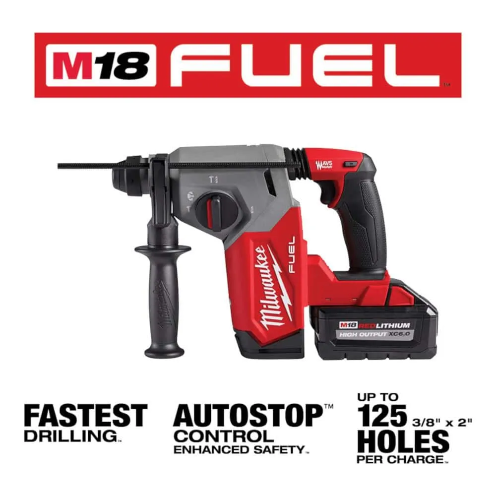 Milwaukee M18 FUEL 18V Lithium‑Ion Brushless 1 in. Cordless SDS‑Plus Rotary Hammer Kit with Oscillating Multi‑Tool, photo 2 of 2
