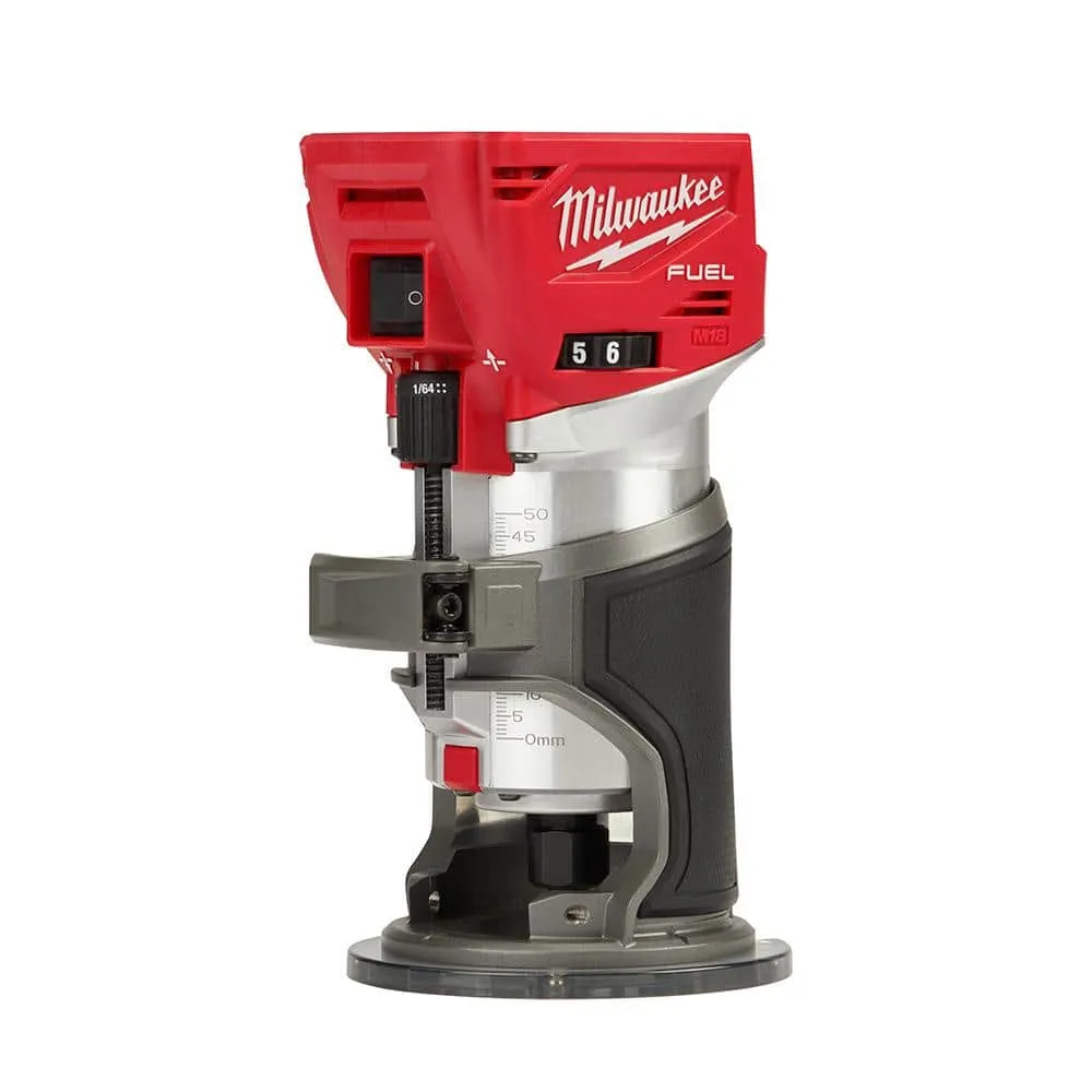 Milwaukee M18 FUEL 18V Lithium‑Ion Brushless Cordless Compact Router w/ (2) 5.0Ah Batteries & Charger, photo 2 of 2