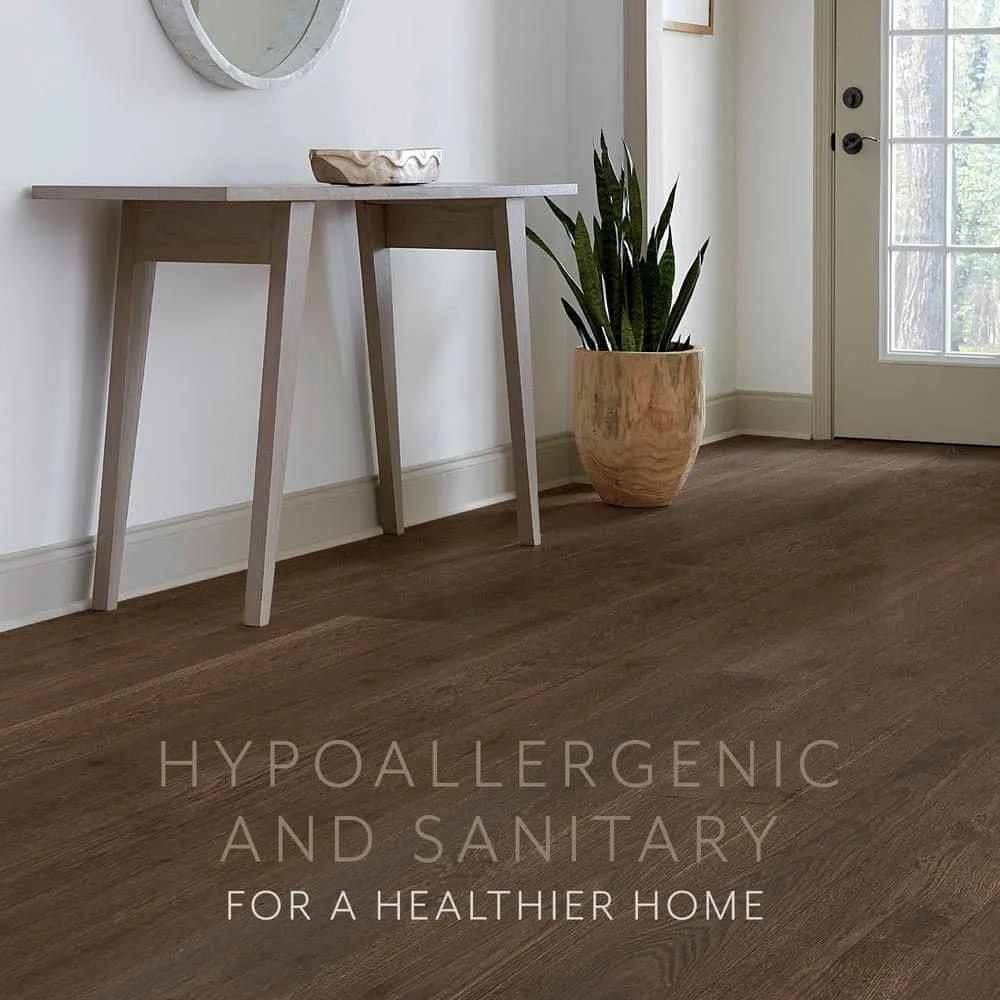 ASPEN FLOORING Mink White Oak 9/16 in. T x 8.66 in. W Tongue and Groove Wire Brushed Engineered Hardwood Flooring (31.25 sqft/case), photo 10 of 14
