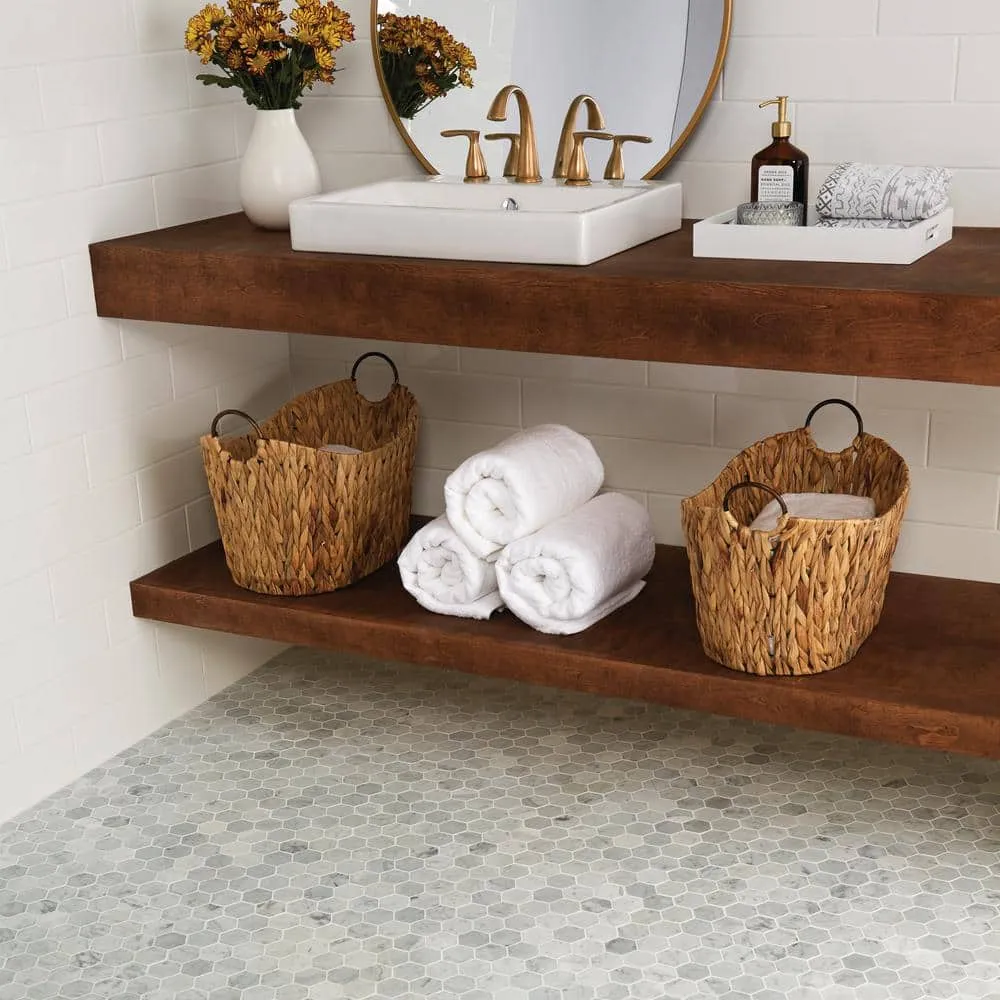 Daltile Restore Mist Honed 12 in. x 12 in. x 8mm Marble Mosaic Floor and Wall Tile (0.97 sq. ft. per piece), photo 2 of 8
