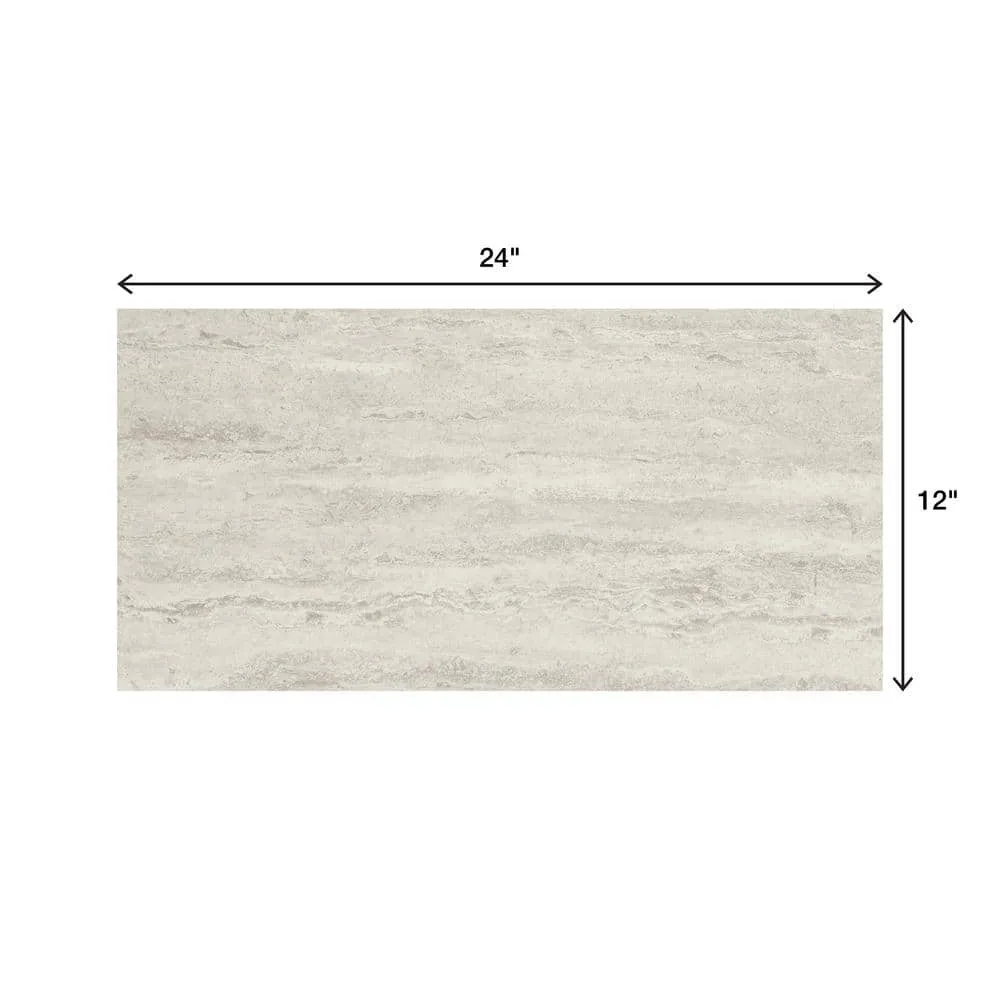 Marazzi Stonehollow Mist 12 in. x 24 in. Glazed Porcelain Floor and Wall Tile (15.6 sq. ft. / Case), photo 5 of 8
