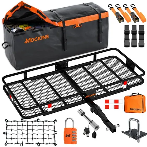 500 lbs. Capacity Hitch Mount Cargo Carrier Basket