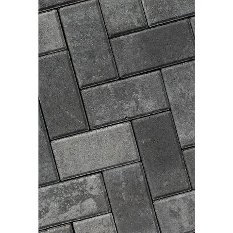 Holland 8.5 × 4.25 × 2.375 in Rectangle Moonlight Gray Facemix Concrete Paver Sample