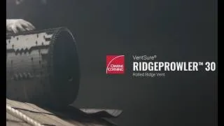 VentSure RidgeProwler 30 Rolled Ridge Vent, 13-7/8 in × 30 ft