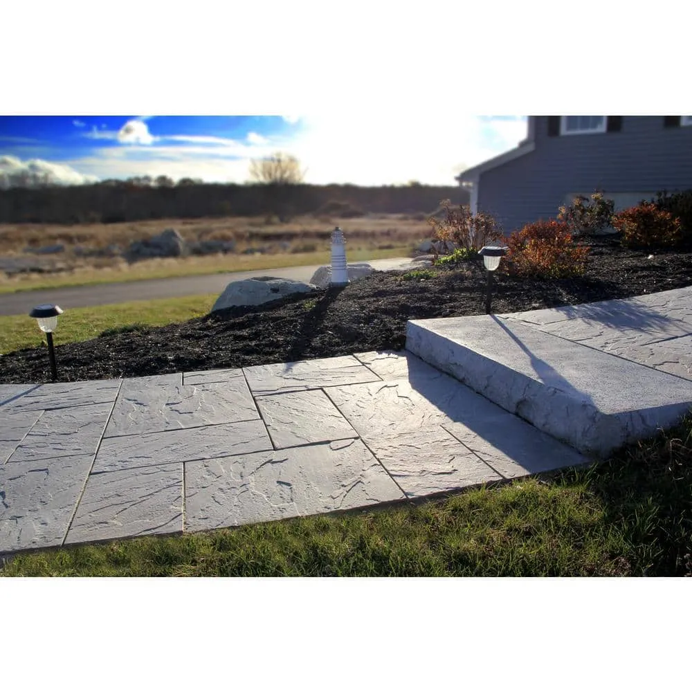 Nantucket Pavers Yorkstone 6 in. x 6 in. x 1.5 in. Multi-Color Concrete Paver Sample Box (3-Pieces), photo 4 of 6