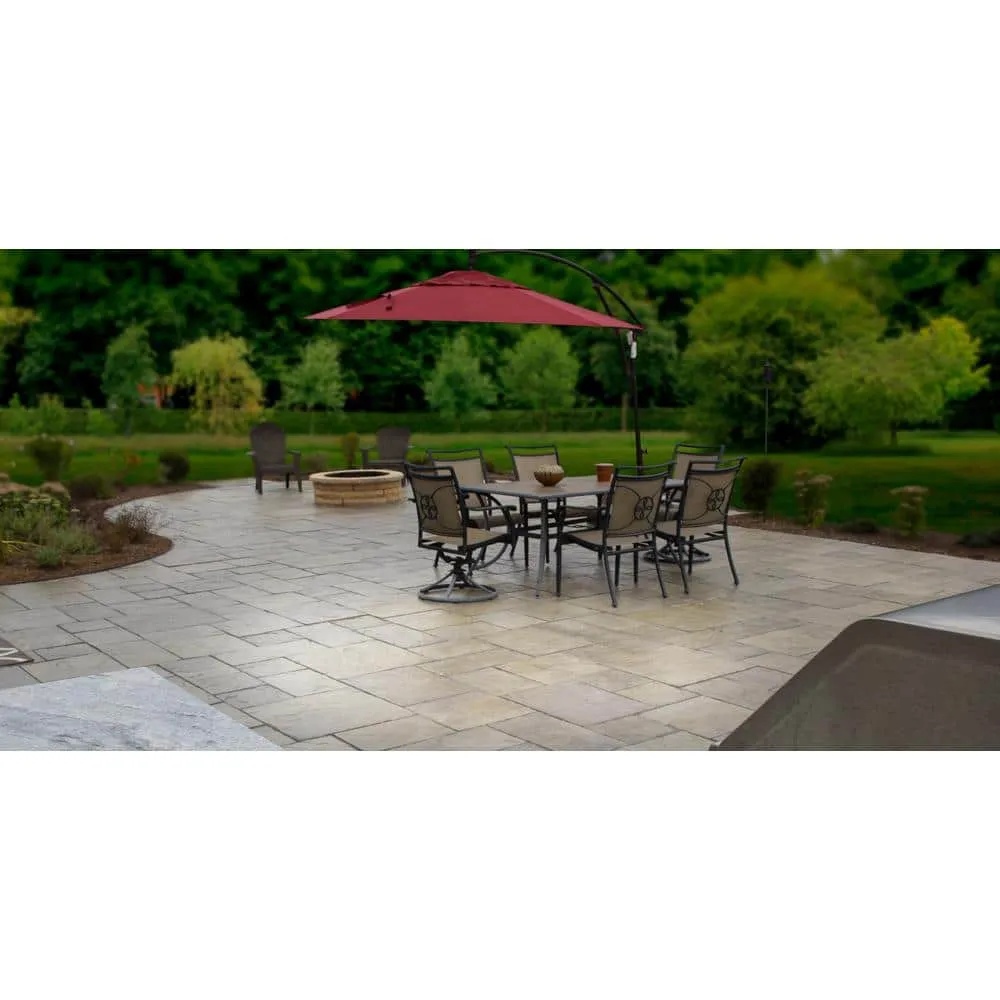 Nantucket Pavers Yorkstone 6 in. x 6 in. x 1.5 in. Multi-Color Concrete Paver Sample Box (3-Pieces), photo 3 of 6