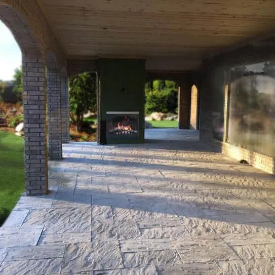 Nantucket Pavers Yorkstone 6 in. x 6 in. x 1.5 in. Multi-Color Concrete Paver Sample Box (3-Pieces), photo 6 of 6