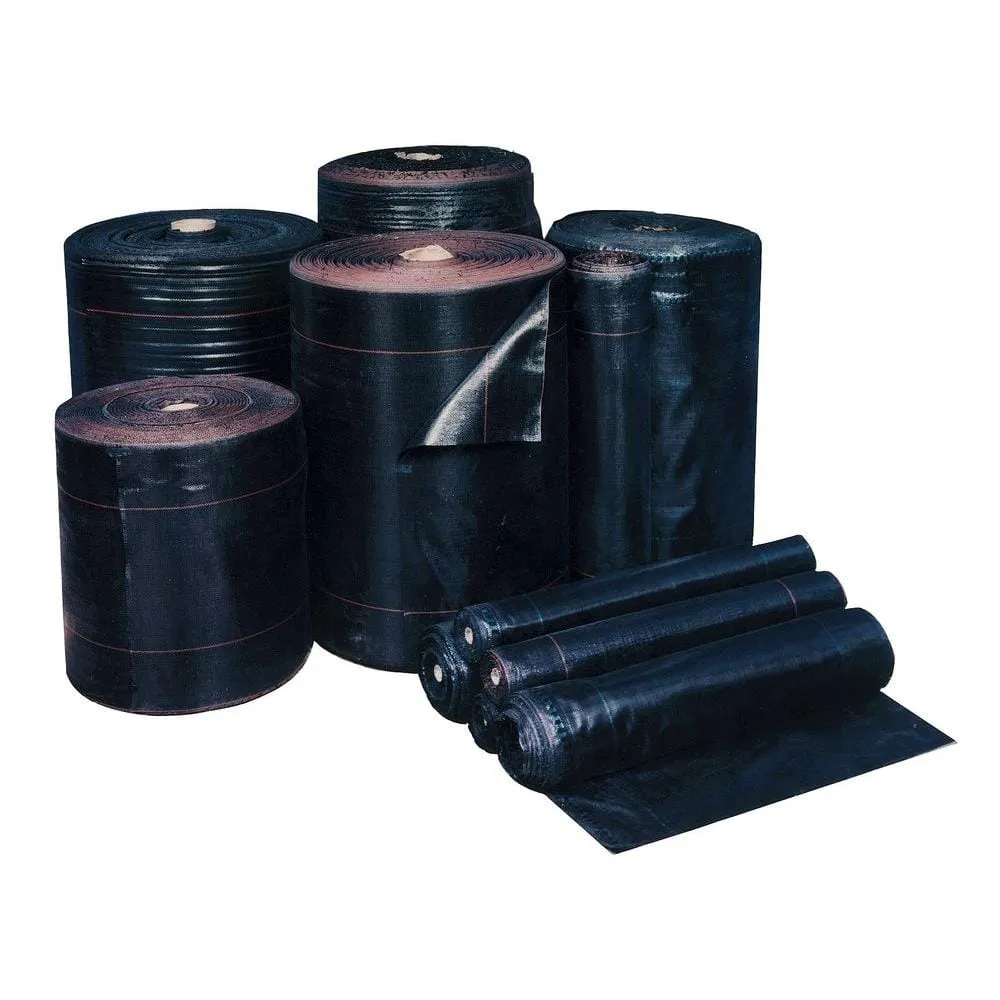 Mutual Industries 1/4 in. x 3 ft. x 50 ft. Black Heavy Duty Dot Silt Fence Fabric, photo 3 of 3