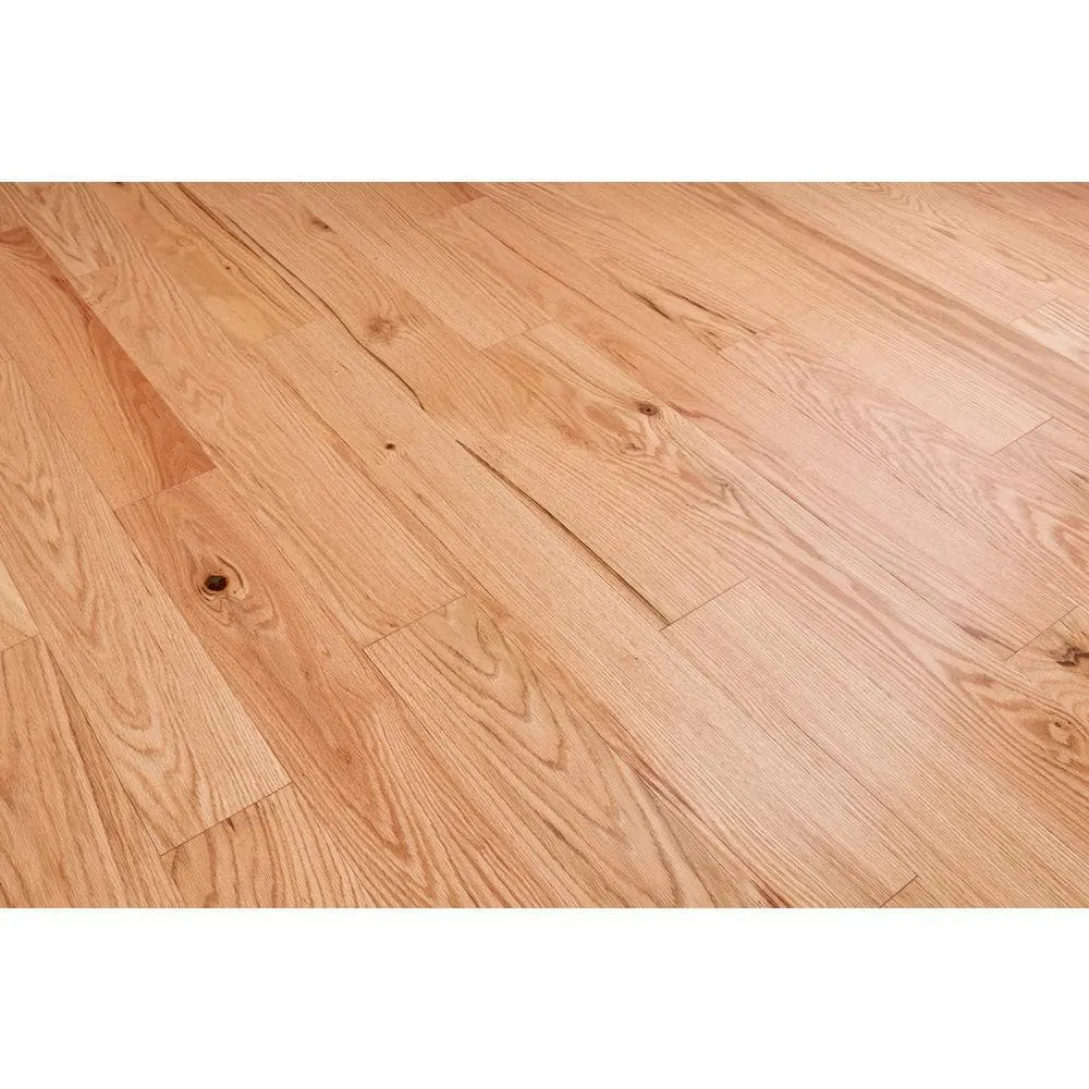 Bruce American Originals Precision Natural Red Oak 3/8 in. T x 5 in. W T+G Smooth Engineered Hardwood Flooring (22 sq.ft./ctn), photo 6 of 7