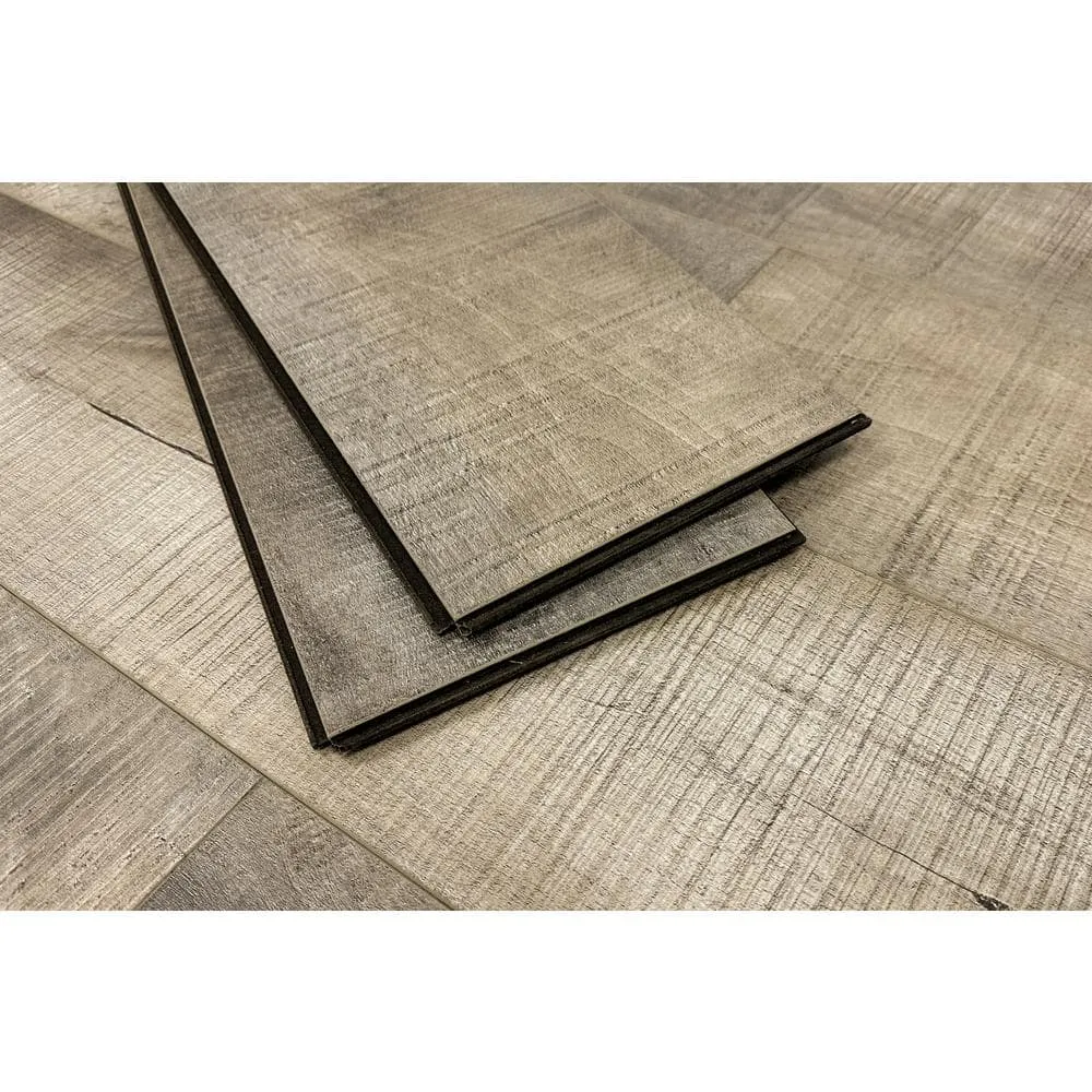 Montserrat Summa Natural Chestnut 14 mm T x 7.75 in. W HDF Waterproof AC5 Click Lock Laminate Wood Flooring (23.09 sq. ft./case), photo 7 of 9