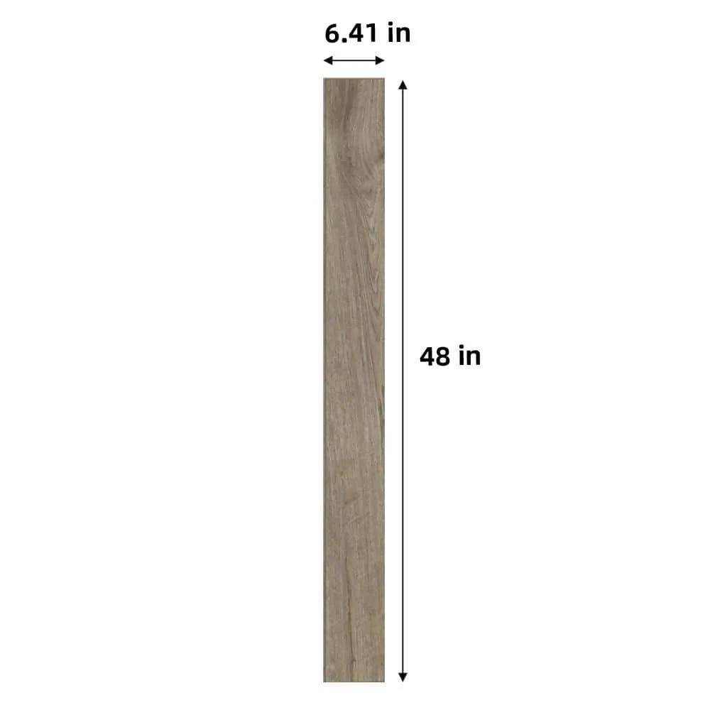 Dekorman Proteco+ Natural Gray Oak 12mm T x 6.41 in. W Uniclic HDF AC4 Waterproof Laminate Wood Flooring (21.2 sq. ft./Case), photo 3 of 3