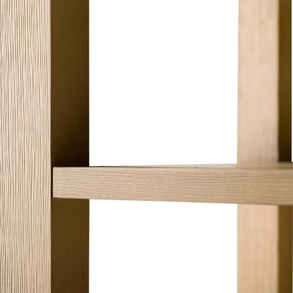 Vanity Art 21 in. W x 17 in. D x 72 in. H Brown MDF Floor Standing Linen Cabinet with Soft Close Door in Natural Oak/BN, photo 8 of 10