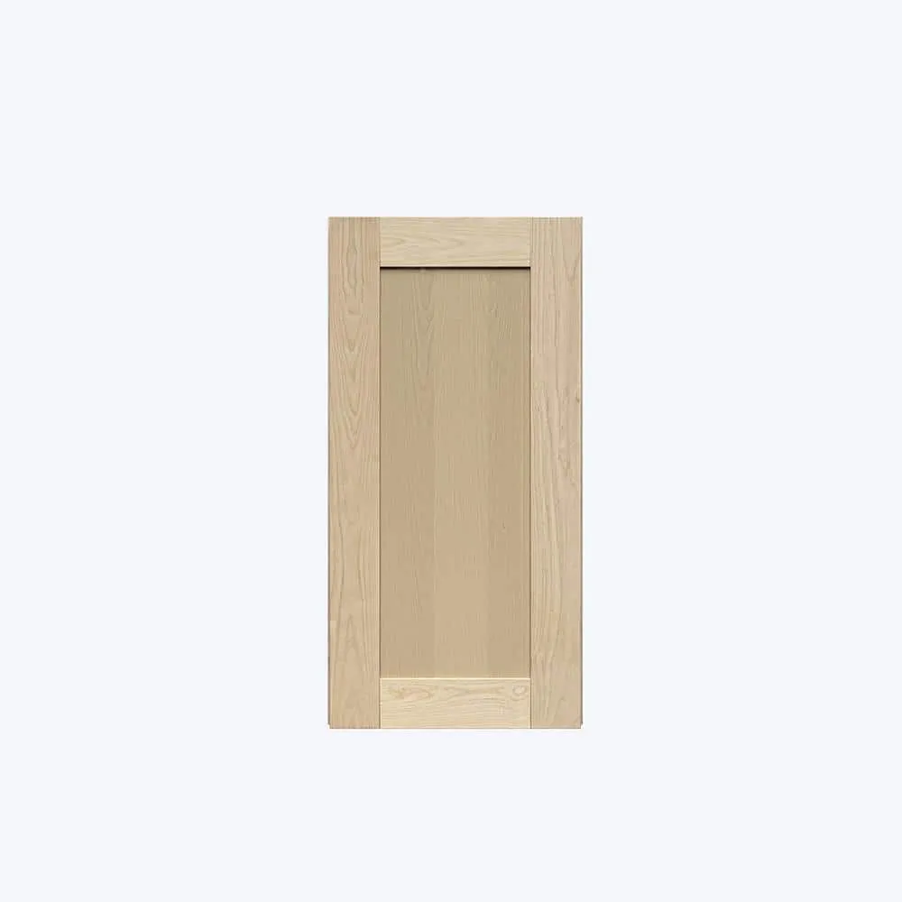 LIFEART CABINETRY Lancaster Shaker Assembled 9 in. x 30 in. x 12 in. Wall Cabinet with 1-Door in Natural Wood, photo 4 of 8