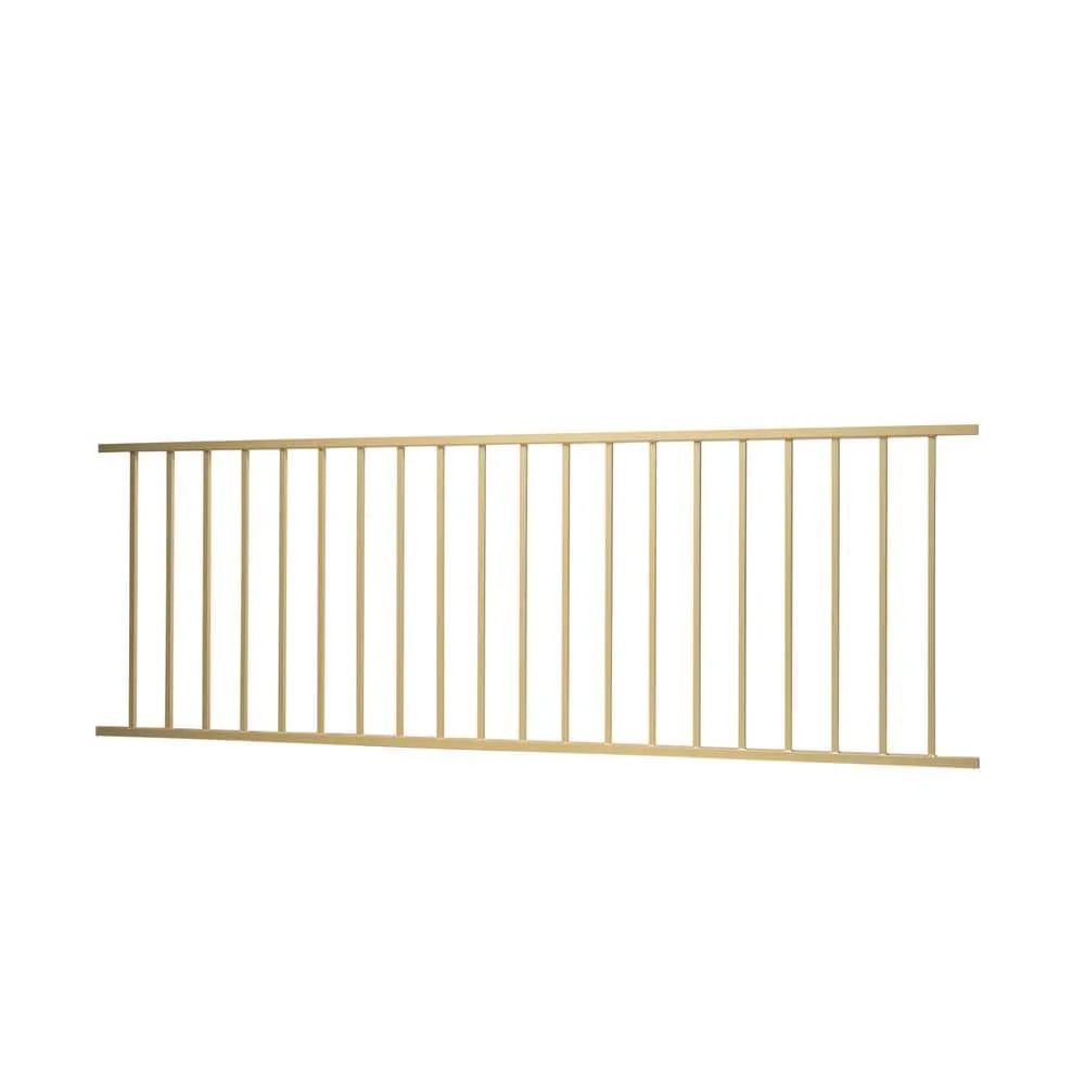 US Door and Fence Pro Series 2.67 ft. H x 7.75 ft. W Navajo White Steel Fence Panel, photo 3 of 8