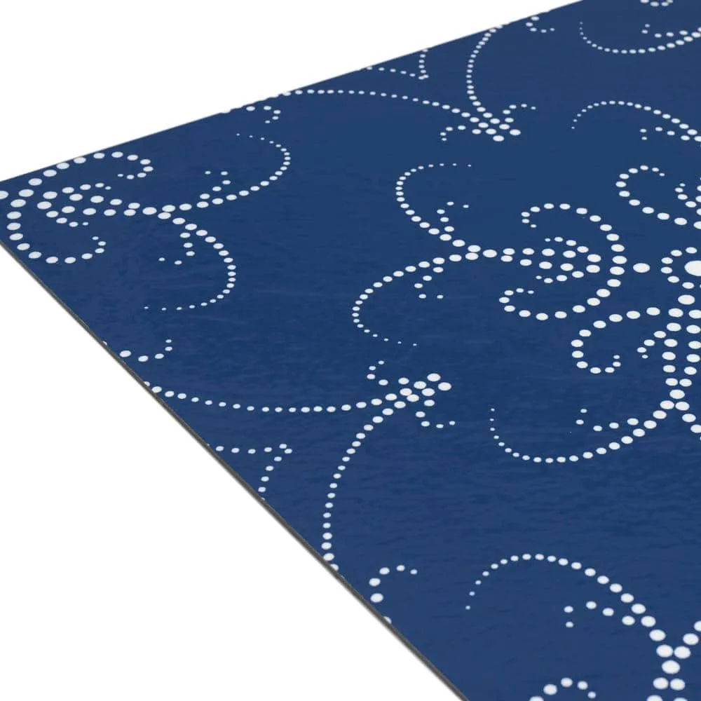 ACHIM Retro Navy Pearl 12 in. x 12 in. Self-Adhesive Vinyl Floor Tile (20 Tiles/20 sq. ft.), photo 2 of 5